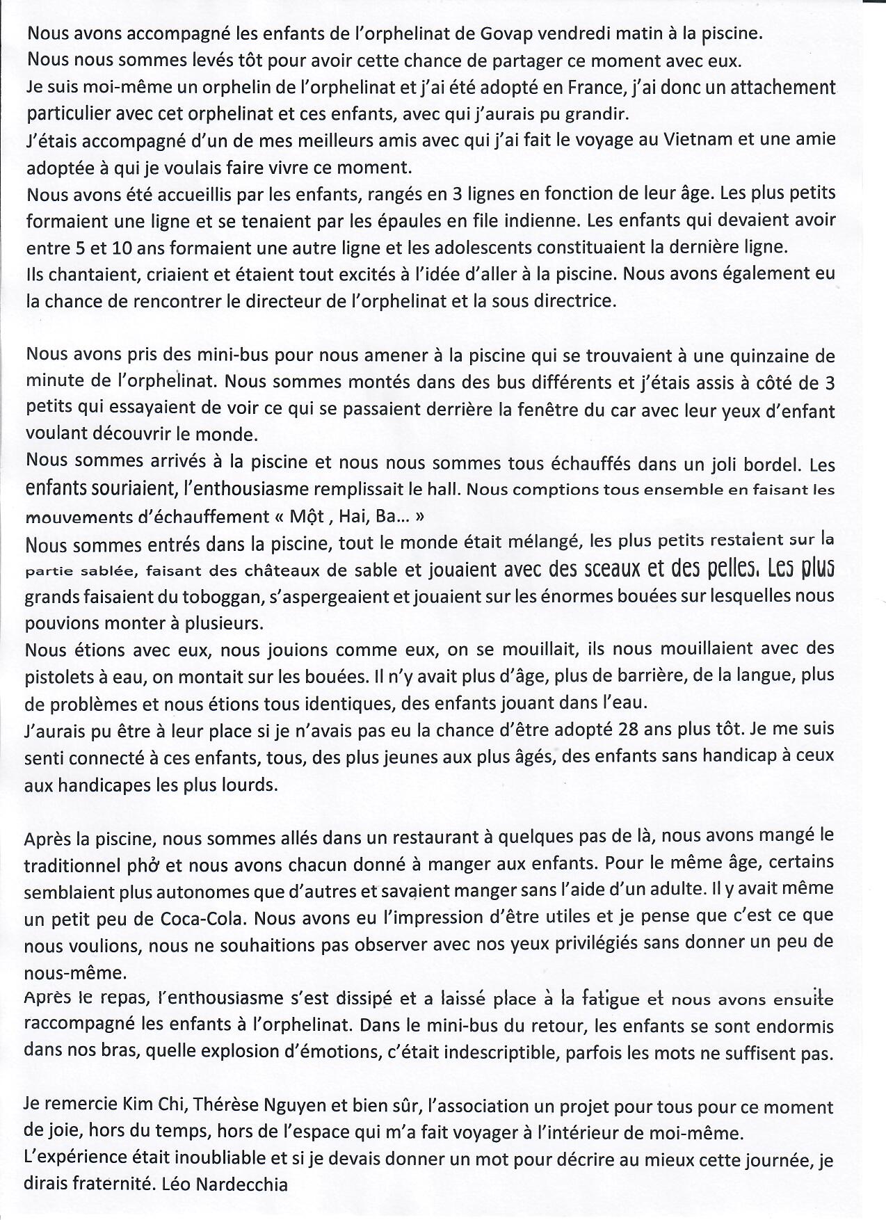 Un projet pour tous