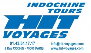 Logo HIT VOYAGES avec adresse